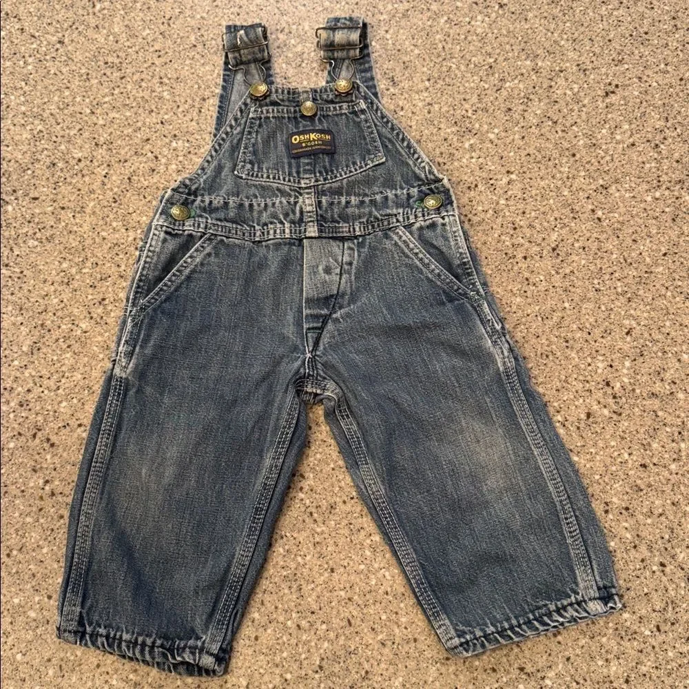 OSHKOSH B'GOSH Vintage Green Label Vestbak 60s Union Made Sanforized Overalls